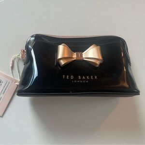 Ted Baker Glossy Black Bag with Bow